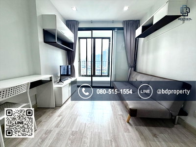 เช่าคอนโด ศูนย์วัฒนธรรมแห่งประเทศไทย : Bestdeal ให้เช่า ขนาด 2 ห้องนอน 55 sqm.เฟอร์นิเจอร์และเครื่องใช้ไฟฟ้าครบ  24,000 บาท/เดือน “IDEO MOBI RAMA 9” ใกล้MRTและเซ็นทรัลพระราม 9 เพียง 80 ม.