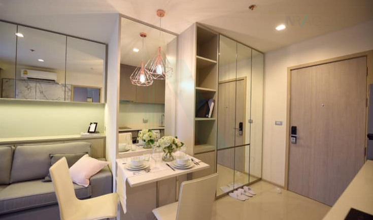 รูป 🚩 ให้เช่าคอนโด ริทึ่ม สุขุมวิท 36-38 อาคาร 1 ชั้น 19 1 ห้องนอน ขนาด 33.00 ตรม ใกล้ Rain Hill - รูปที่ 5/8