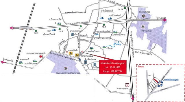 รูป K01571 ขายอาคารพานิชย์ ตำบลหนองขาม อำเภอศรีราชา จังหวัดชลบุรี - รูปที่ 5/8