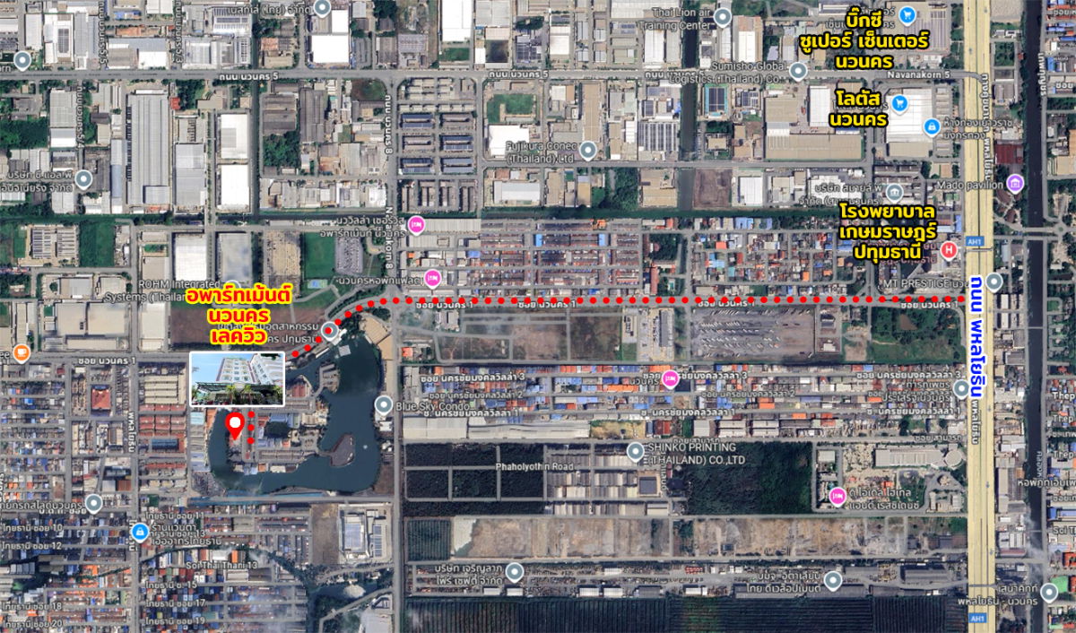 รูป ขายอพาร์ทเมนต์ เนื้อที่ 325 ตรว นิคมนวนคร คลองหลวง ปทุมธานี 7 ชั้น  มี 89 ห้องนอน ยีล10% - รูปที่ 10/12