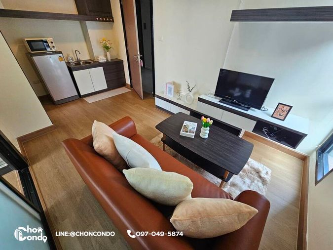 Living Avenue ตึกD ชั้น6 บางแสน -------------ห้องมุม+ตกแต่งสวย------------Tel 097-049-5874 (Line: @choncondo มี@ด้วย)