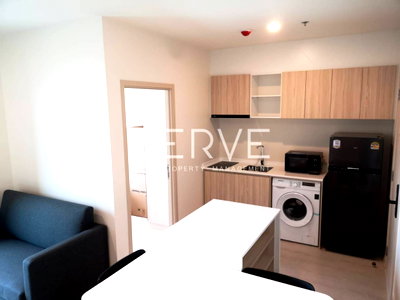 Condos for rent : 2 Beds Large Room Super High Floor 30+ Fully furnished Good Location Close To MRT Lat Phrao 150 m.   @ Nue Noble Ratchada Lat Phrao