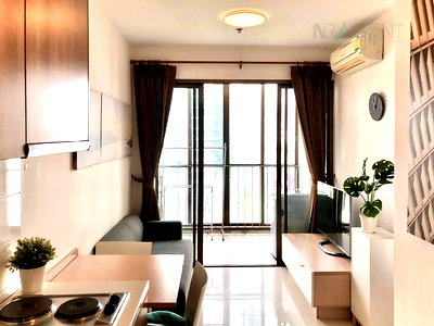 คอนโดให้เช่า : ให้เช่าคอนโด ไอดีโอ มิกซ์ สุขุมวิท 103 อาคาร A ชั้น 12 1 ห้องนอน ขนาด 32.00 ตรม ใกล้ ห้างสรรพสินค้าเซ็นทรัลบางนา