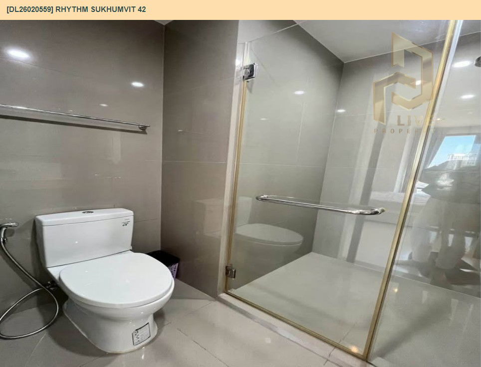 รูป DL26020559 ให้เช่าคอนโด ริทึ่ม สุขุมวิท 42 (Rhythm Sukhumvit 42) ใกล้ BTS เอกมัย พร้อมเข้าอยู่ โทรด่วน 0800343450 LineID @655ebbvc - รูปที่ 7/8