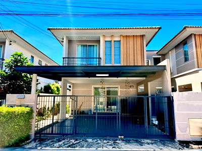 บ้านเดี่ยว ศรีราชา ชลบุรี : ขายบ้านเดี่ยว ม.ริมเขาบางพระ ศรีราชา แต่งครบ พร้อมอยู่