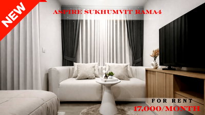Condos for rent : 🍀🍀🍀 BEST DEAL 🌸 For Rent 📌 Aspire Sukhumvit–Rama 4 🔥🔥  (Line: @rent2022) Ready to move in ✨ A10652