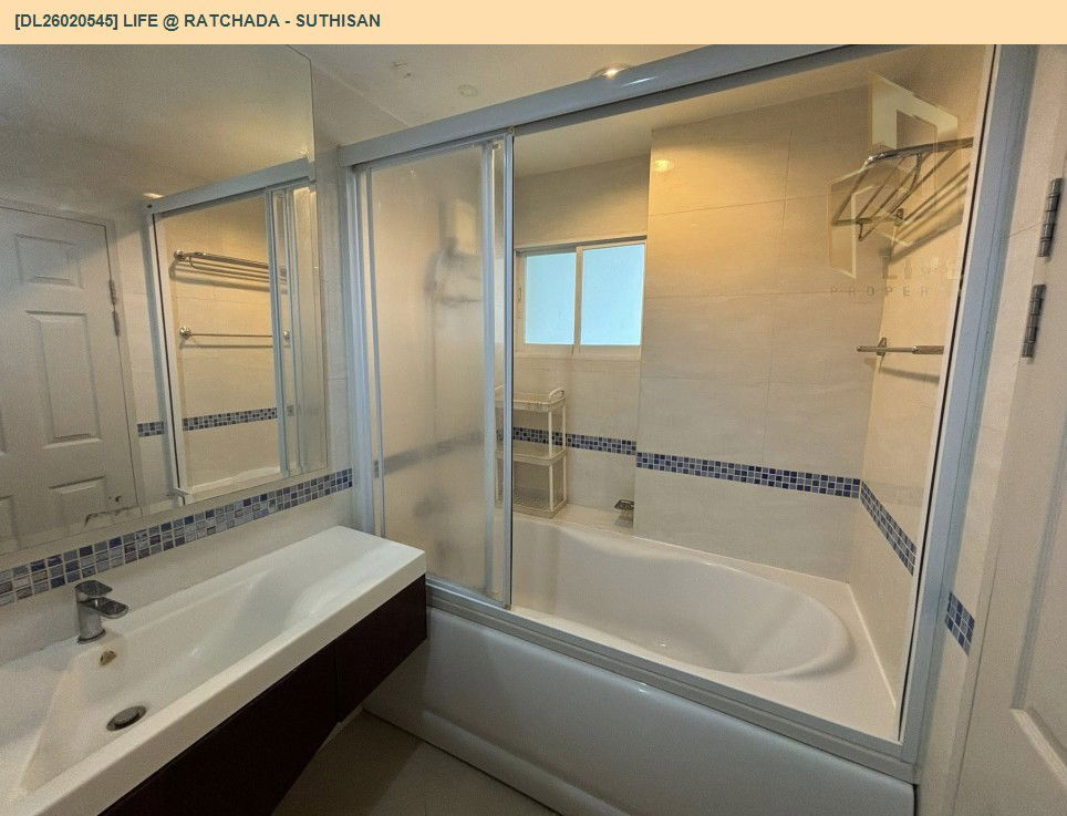 รูป DL26020545 ให้เช่าคอนโด ไลฟ์ แอท รัชดา - สุทธิสาร (Life @ Ratchada - Suthisan) ใกล้ MRT สุทธิสาร พร้อมเข้าอยู่ โทรด่วน 0656133286 LineID @534wlwof - รูปที่ 9/9