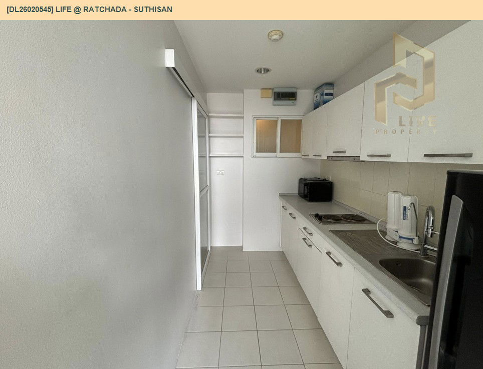 รูป DL26020545 ให้เช่าคอนโด ไลฟ์ แอท รัชดา - สุทธิสาร (Life @ Ratchada - Suthisan) ใกล้ MRT สุทธิสาร พร้อมเข้าอยู่ โทรด่วน 0656133286 LineID @534wlwof - รูปที่ 7/9