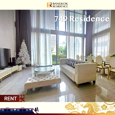 Houses for rent Tesco Lotus Extra Rama 4 :  749 Residence 💎 Ultra Luxury Living in Sukhumvit, Near BTS Phrom Phong 