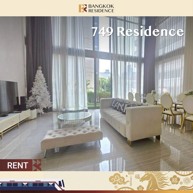 บ้านเดี่ยวให้เช่า :  749 Residence 💎 Ultra Luxury Living in Sukhumvit  ใกล้ BTS พร้อมพงษ์ 