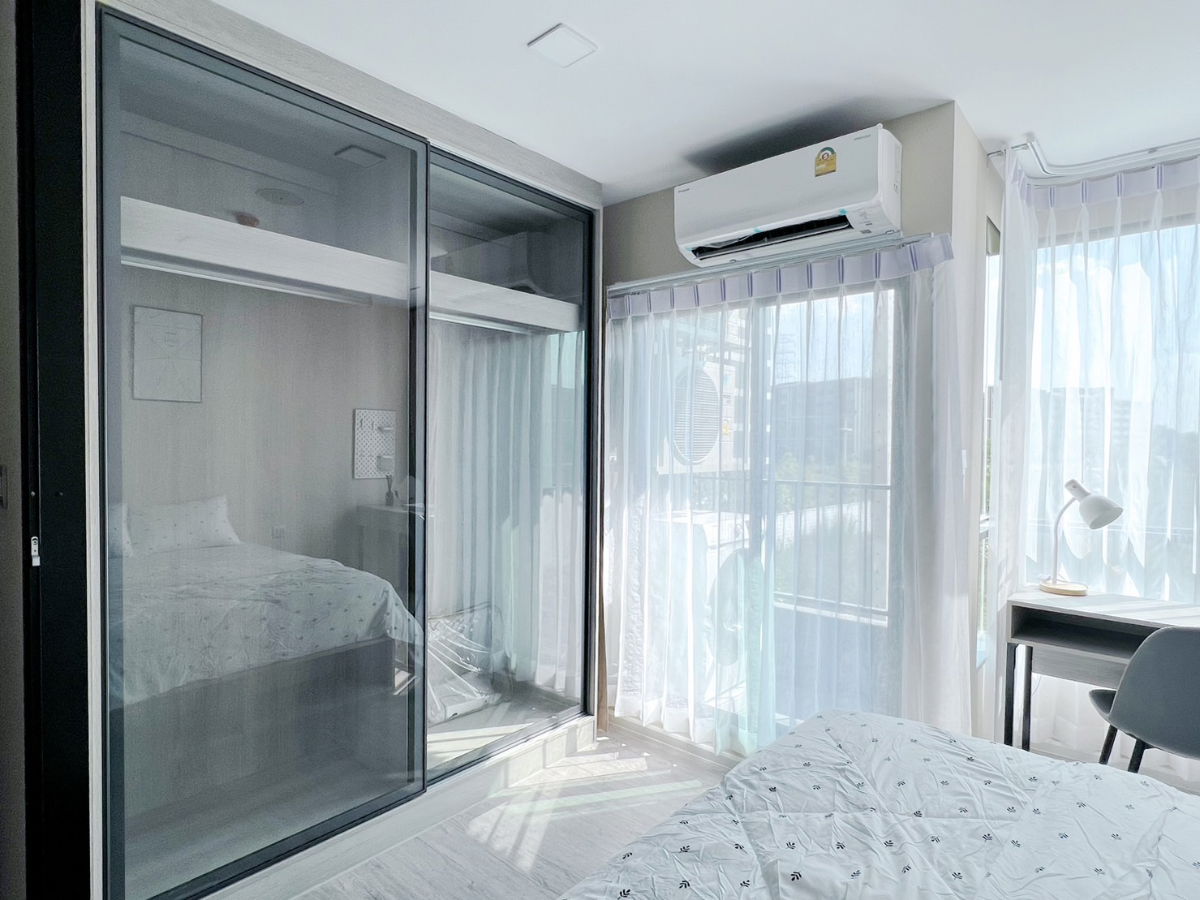 รูป วิวโล่ง ส่วนตัวสุด! Kave AVA ตึก B แต่งครบ เครื่องซักผ้า+เครื่องกรองน้ำพร้อม มีลำโพงบลูทูธฝังเพดาน เพียง 13,000.- ✨ - รูปที่ 4/9