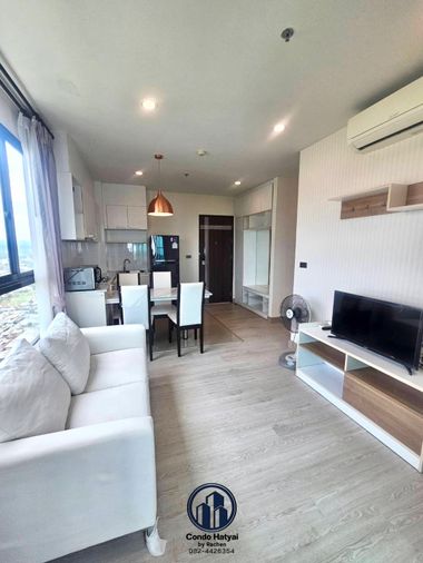 ขายด่วน! คอนโด The Rise Residence  2ห้องนอน ชั้น 31 ห้องมุม วิวเขาคอหงส์ เฟอร์ครบ พร้อมอยู่