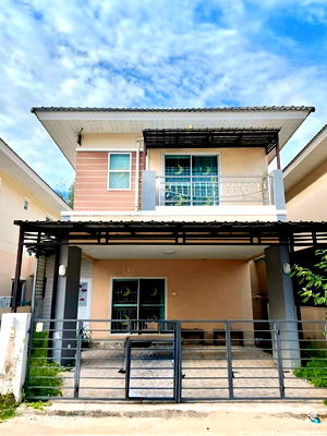 บ้านแฝด ชลบุรี : ขายบ้านแฝด ม.มณีรินทร์วิลเลจบางพระ ศรีราชา พร้อมอยู่