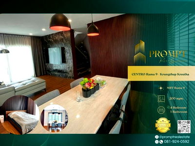 Houses for sale Lat Krabang : CD03468 - CENTRO Rama 9 - Krungthep Kreetha : Airport Rail Link