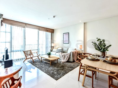 เช่าคอนโด เกตเวย์ เอกมัย : ▚ LG147ツ ให้เช่า: Fullerton Sukhumvit – 2 Bed 95.98 ตร.ม. 🏙️🐾 Pet Friendly! แต่งมินิมอล 350 ม. จาก BTS เอกมัย ยูนิตน้อยเป็นส่วนตัวสูง พร้อมเข้าอยู่
