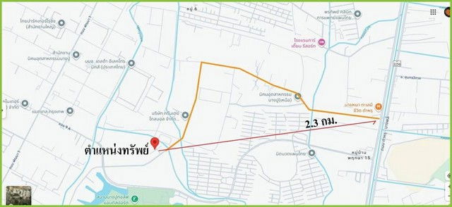 รูป ขายที่ดินผังสีม่วง 7-2-23 ไร่ ติดนิคมฯบางปูเหนือ เฟสใหม่ ทำเลดี เหมาะสร้างโรงงาน โกดัง  - รูปที่ 10/10