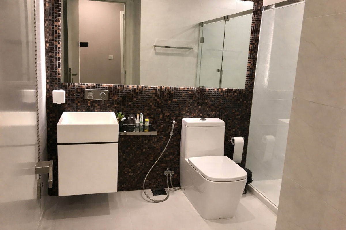 รูป 🔥คอนโดหรู 2 นอน ห้องมุม 82 ตร.ม. ห้องมุม ชั้น 19 The Room สุขุมวิท 69 เดินถึง BTS [U5596638] - รูปที่ 5/15