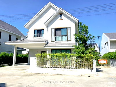 เช่าบ้านเดี่ยว เชียงใหม่ : CMLH0111 – #ปล่อยเช่า บ้านในโครงการ ตรงข้าม #โรงเรียนนานาชาติเกรซ – หางดง🐶