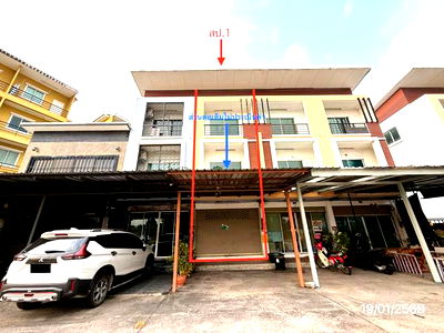 อาคารพาณิชย์ ศรีราชา ชลบุรี : อาคารพาณิชย์ สำหรับขาย แฮมป์ตัน สแควร์ 1 ทุ่งสุขลา ศรีราชา ชลบุรี