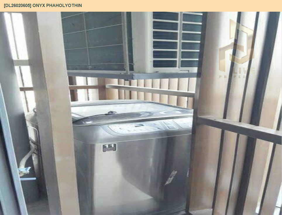 รูป DL26020605 ให้เช่าคอนโด ออนเน็กซ์ พหลโยธิน (Onyx Phaholyothin) ใกล้ BTS สะพานควาย พร้อมเข้าอยู่ โทรด่วน 0653619502 LineID @897iyzll - รูปที่ 7/7