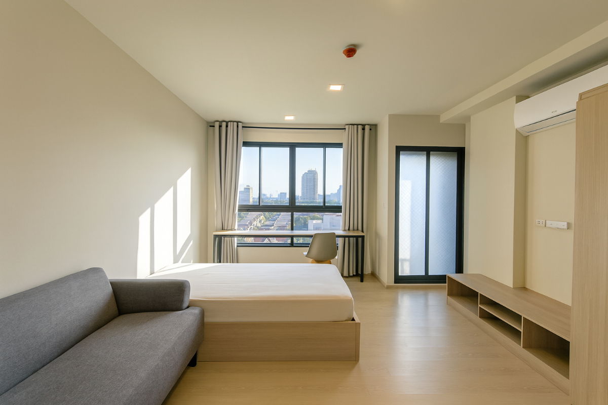 รูป ให้เช่า D Condo Calm รามคำแหง 40 (25 ตร.ม.) เฟอร์ครบ พร้อมเข้าอยู่ - รูปที่ 2/21