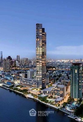 คอนโดให้เช่า : คอนโด 2 ห้องนอน ห้องเลี้ยงสัตว์ได้ ชั้น 24 Four Seasons Private Residences Bangkok ใกล้ BTS สะพานตากสิน (ID 2436416)