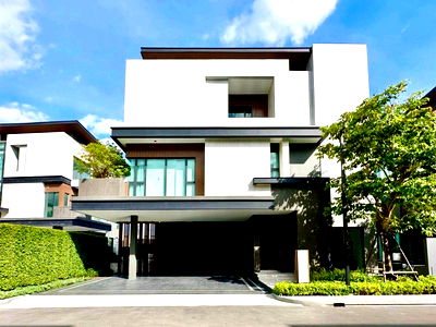 Houses for rent The Crystal : P0568/For rent The Honor Yothinpattana, luxury house, Pool Villa, 3 floors 