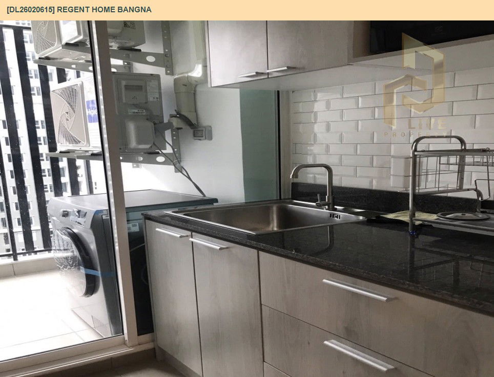 รูป DL26020615 ให้เช่าคอนโด รีเจ้นท์ โฮม บางนา (Regent home bangna) ใกล้ BTS บางนา พร้อมเข้าอยู่ โทรด่วน 0656133286 LineID @534wlwof - รูปที่ 8/9