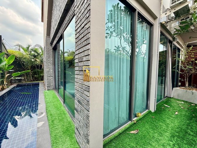 3-bed townhouse for rent, 450 sqm, 39 sq wah, The Park Lane Ekamai 12