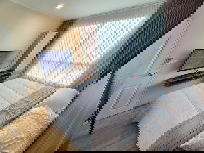 รูป 🔔New🔔 ให้เช่าห้องสวย ตกแต่งใหม่ ฝั่งตะวันออก ห้องไม่ร้อน ที่ U Delight Residence พัฒนาการ-ทองหล่อ - รูปที่ 7/24