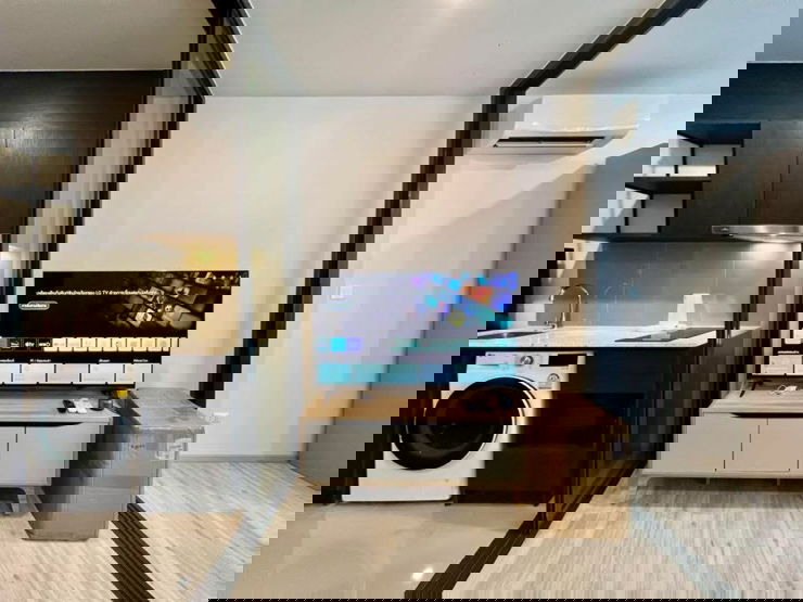 รูป ✨ เอ็กซ์ที ห้วยขวาง🔥ห้องสวยพร้อมอยู่ ตรงปก(1 นอน 1 น้ำ) 30 ตรม. เช่าเพียง 17,500/เดือน ▫️Line: @sanhaproperty📲095-6922871 - รูปที่ 1/9