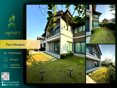 บ้านเดี่ยว รพ.รวมชัยประชารักษ์ : OP01809 - Pave Bangna :  เพฟ บางนา