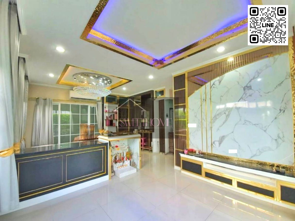 รูป 🏡 บ้านแฝดฟังก์ชันบ้านเดี่ยว Golden Neo Sathorn ใกล้ BTS เข้าสาทรเพียง 15 นาที   - รูปที่ 2/12