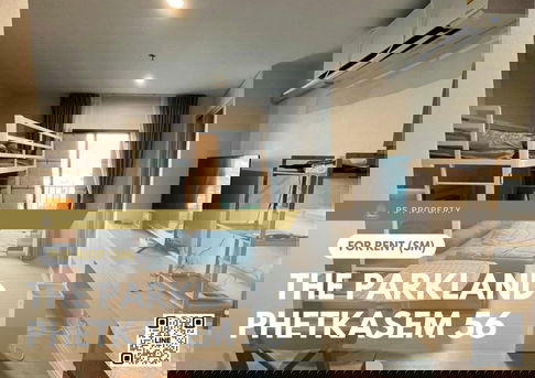 For rent 📍 The Parkland Phetkasem 56 📍 Fully furnished with appliances. Near MRT Phasi Charoen.