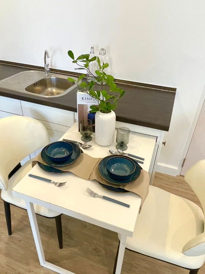 รูป [ประกาศขาย] คอนโด S1 พระราม 9 | รีโนเวทใหม่ 1 ห้องนอน 1 ห้องน้ำ *สนใจติดต่อ Line @280ptgmm - รูปที่ 6/20