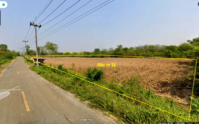 Land for rent Si Sawat Kanchanaburi : Land for rent 17 rai in Kanchanaburi, near Srinakarin Dam, Nong Pet Subdistrict, Si Sawat District.