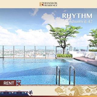 รูปภาพ Rare high-floor unit 🌃 RHYTHM Sukhumvit 42, Good Condition & Well Maintained, Near BTS Ekkamai