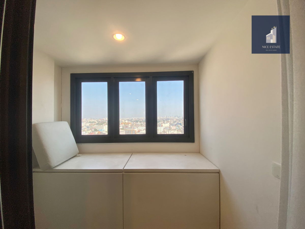 รูป XT Huaikhwang 75ม. MRT ห้วยขวาง 1ห้องนอน ใกล้ลิฟท์ พร้อมเครื่องซักอบแห้ง วิวไม่บล็อค  - รูปที่ 6/6