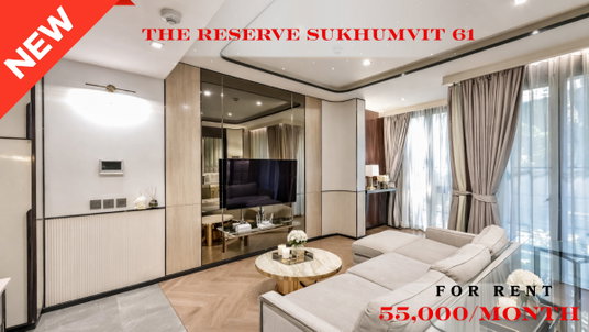 รูปภาพ 🍀🍀🍀 High Demand Project 🌸🌸 For Rent 📍เดอะ รีเซิร์ฟ สุขุมวิท 61 🌹🌹(Line:@rent2022) ทำเลดีพร้อมเข้าอยู่✨A02554