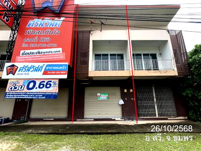 Shophouses for sale Chumphon : SHOP HOUSE for sale  Khron Sawi Chumphon