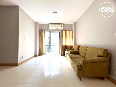 ขายคอนโด : ขายคอนโด บ้านสวนลาซาล คอนโด 2 ห้องนอน ใกล้ MRT ศรีลาซาล 400 ม. ห้องเปล่าตามสภาพ