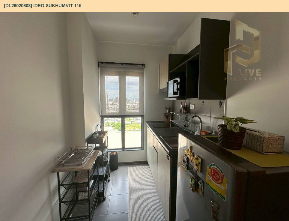 รูป DL26020608 ขายคอนโด ไอดีโอ สุขุมวิท 115 (IDEO Sukhumvit 115 ) ใกล้ BTS ปู่เจ้า พร้อมเข้าอยู่ โทรด่วน 0800343450 LineID @655ebbvc - รูปที่ 4/6