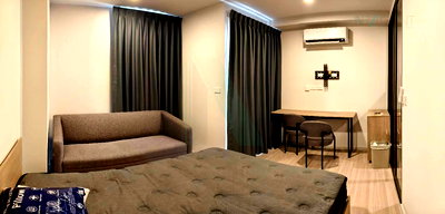 คอนโดให้เช่า : ให้เช่าคอนโด ควินทารา มาย’เจน รัชดา - ห้วยขวาง อาคาร 1 ชั้น 8 สตูดิโอ ขนาด 22 ตรม ใกล้ ใกล้ MRT ห้วยขวาง