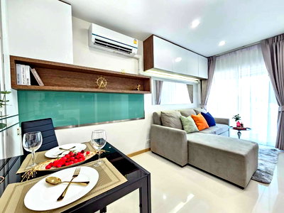 ขายคอนโด : ติดBTSวงเวียนใหญ่ จอดรถ 50% ห้องแต่งสวยพร้อมอยู่ ราคางาม