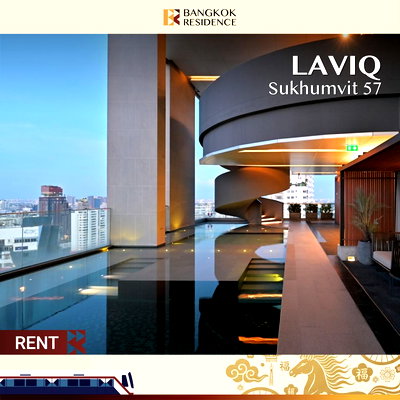 Condos for rent :  Laviq Sukhumvit 57 💚 The most beautiful 2-bedroom unit at the best price in the project 💚 Near BTS Thong Lo 