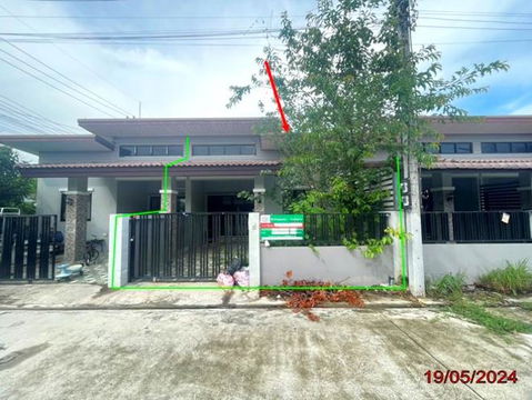 ทาวน์เฮ้าส์ สำหรับขาย บ้านสุขใจ สุขสบาย 5 มาบยางพร ปลวกแดง ระยอง