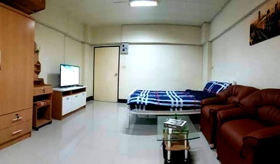 Condos for rent Rangsit University : 🔥 NTC Home offers a condo for rent at Rangsit Land Condo Town Building B, 2nd floor (3,600 THB/month). 28 sq m. Initial payment: 7,200 THB.