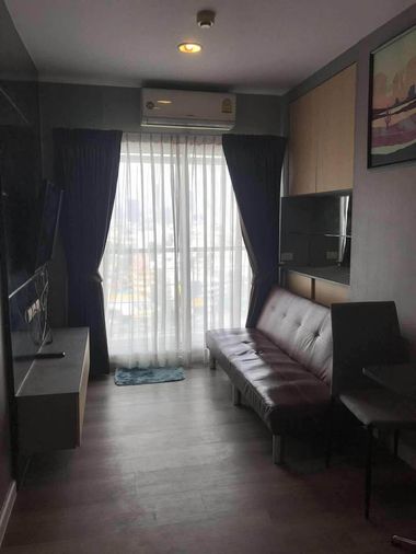 ND0110  ปล่อยเช่าคอนโด Bangkok Horizon Ratchada  ระเบียงวิวถนน