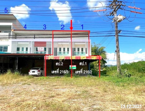 SHOP HOUSE for sale Sop Sai Sung Men Phrae
