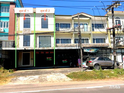 อาคารพาณิชย์ ตราด : อาคารพาณิชย์ สำหรับขาย - หนองเสม็ด เมืองตราด ตราด